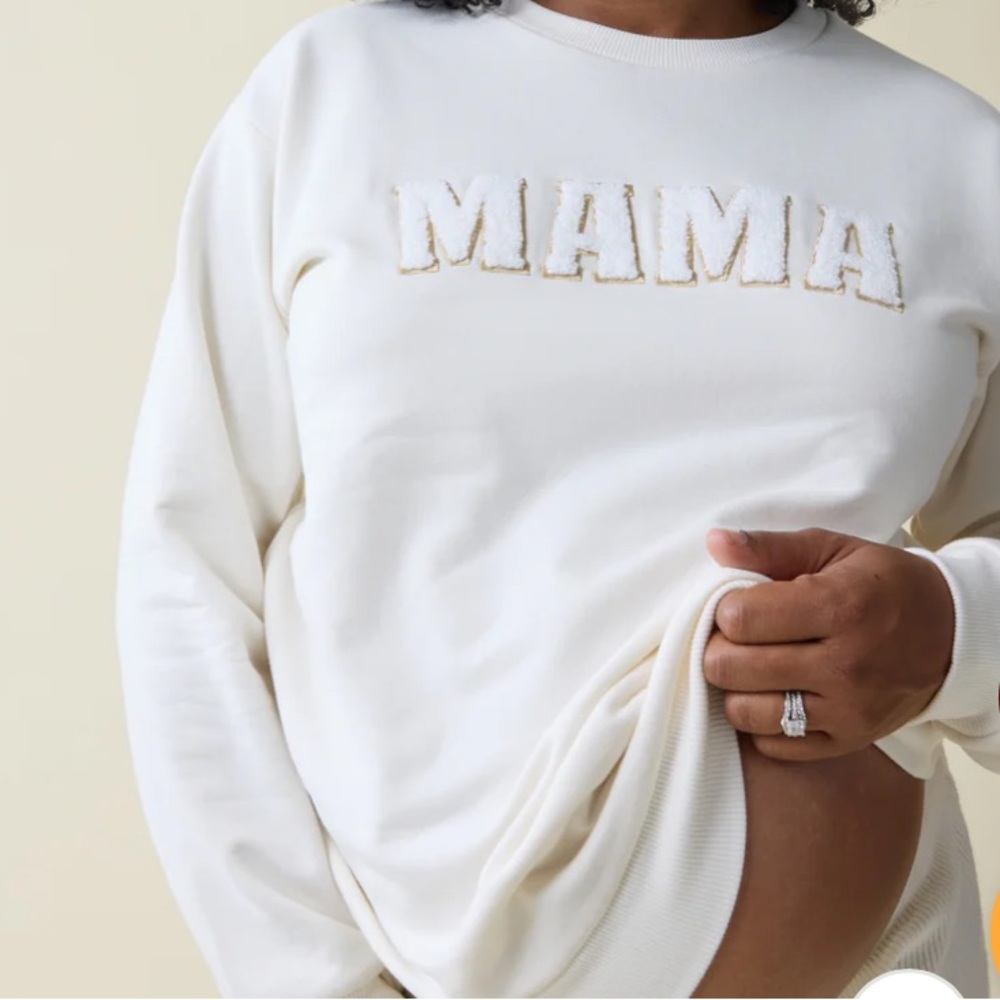 Ingrid & Isabel Cream Mama Sweatshirt